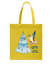 Load image into Gallery viewer, Swedish God July Christmas Tree Gift For Family Basketweave Tote Bag