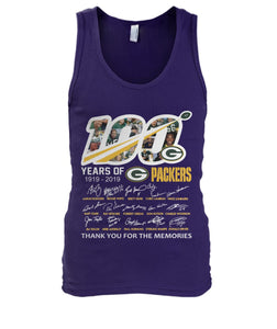 100 Years Of Greenbay Packers T-Shirt Unisex Tank Top