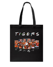 Load image into Gallery viewer, Clemson Tigers Ncaa Friends Font T-Shirt For Fans Basketweave Tote Bag