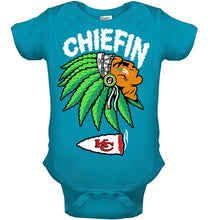 Load image into Gallery viewer, Chiefin Kansas City Chiefs Gift For Fans T-Shirt Baby Onesie
