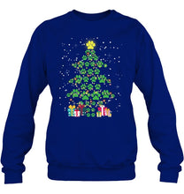 Load image into Gallery viewer, Cute Dog Paws Christmas Tree Shirt Sweatshirt