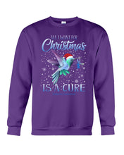 Load image into Gallery viewer, All I Want For Christmas Is A Cure Stop Diabetes Sweatshirt