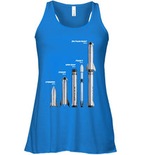 Load image into Gallery viewer, Into The Space Gift For Fans Black T-Shirt Ladies Flowy Tank