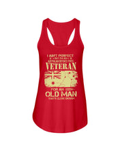 Load image into Gallery viewer, Veteran Australian Defence Force Gift For Grandpa Family Tee Ladies Flowy Tank