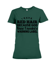 Load image into Gallery viewer, Great Gift For Redhead Grandma Ladies Tee