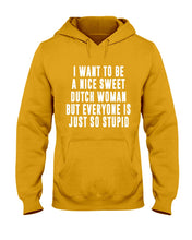 Load image into Gallery viewer, Dutch Woman Sweet Quote Name T-Shirt Hoodie