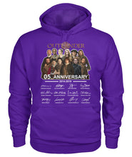 Load image into Gallery viewer, Outlander Tv Series 5 Years Anniversary 2014 - 2019 Autograph T-Shirt Hoodie