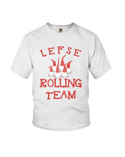 Load image into Gallery viewer, Lefse Rolling Team Cute Tee Youth Tee