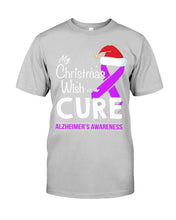 Load image into Gallery viewer, My Christmas Wish Is A Cure Guys Tee