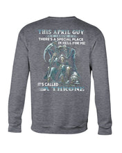 Load image into Gallery viewer, Throne April Guy Special Space Horoscope T-Shirt Sweatshirt