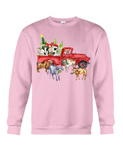 Load image into Gallery viewer, Merry Christmas In Town Cow Lovers Gift For Farmers Sweatshirt