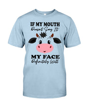 Load image into Gallery viewer, Cute Cow T-Shirt For Cow Lovers Guys Tee