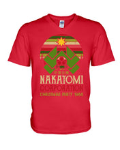 Load image into Gallery viewer, Christmas Nakatomi Corporation 1988 T-Shirt Guys V-Neck