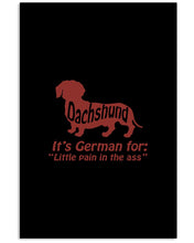 Load image into Gallery viewer, Dachshund German Shirt For Dachshunds Dog Lovers Vertical Poster
