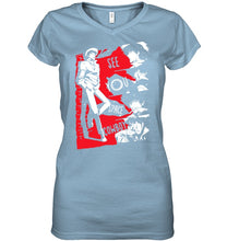 Load image into Gallery viewer, See You Space Cowboy Trending  Shirt Ladies V-Neck
