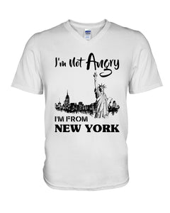 New York Man Gift T-Shirt Guys V-Neck