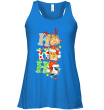 Load image into Gallery viewer, Santa Claus Ho Ho Ho Christmas Gift For Guinea Pigs Lovers Ladies Flowy Tank