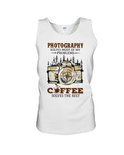Load image into Gallery viewer, Solve Most Problems Camera Map Photography T-Shirt Unisex Tank Top