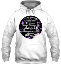 Load image into Gallery viewer, To My Husband In Heaven Gift For Widow Hoodie