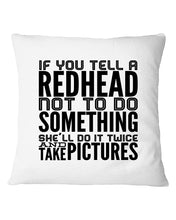 Load image into Gallery viewer, Redhead Unicorn Gift For Fans Funny T-Shirt Pillow Cover