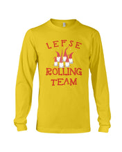 Load image into Gallery viewer, Lefse Rolling Team Cute Tee Unisex Long Sleeve