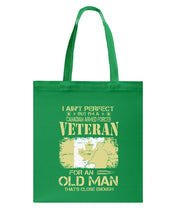 Load image into Gallery viewer, Old Man - Canadian Armed Forces Basketweave Tote Bag