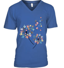Load image into Gallery viewer, Sign Language - Dandelion Custom T-Shirt Guys V-Neck