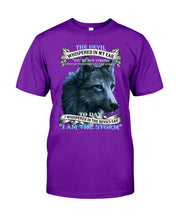 Load image into Gallery viewer, Wolf Lovers Trending Quote Tee Guys Tee