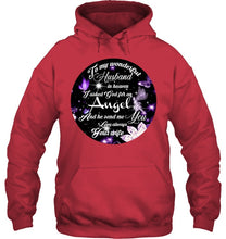 Load image into Gallery viewer, To My Husband In Heaven Gift For Widow Hoodie