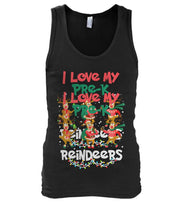 Load image into Gallery viewer, I Love My Pre-K Reindeers Christmas Tshirt Teacher Gifts Unisex Tank Top