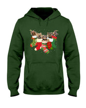 Load image into Gallery viewer, Yorkies In The Socks For Yorkie Lovers Christmas Gift Hoodie