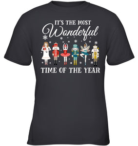 Ballet - Nutcracker Most Beautiful Time Of Year Black T-Shirt Youth Tee