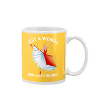 Load image into Gallery viewer, Just A Woman Loves Dancing And Reading Books Mug