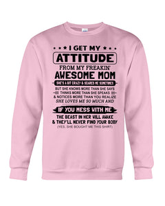 Awesome Mom Gift For Lovely Mom Mama Mother T-Shirt Sweatshirt