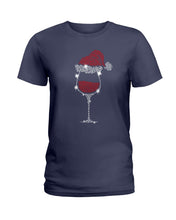Load image into Gallery viewer, Christmas Gift For Wine Lovers Custom T-Shirt Ladies Tee