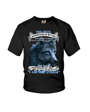 Load image into Gallery viewer, Wolf Lovers Trending Quote Tee Youth Tee