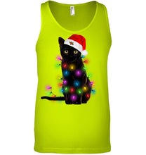 Load image into Gallery viewer, Cat Merry And Bright New Unisex Tank Top