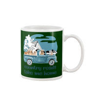 Load image into Gallery viewer, Country Road Golden Retriever Mug