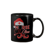 Load image into Gallery viewer, Merry Christmas Nurse Claus Black T-Shirt Mug