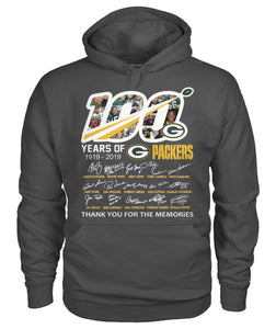 100 Years Of Greenbay Packers T-Shirt Hoodie