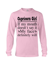 Load image into Gallery viewer, Zodiac- Capricorn Girl If My Month Doesn't Say Unisex Long Sleeve