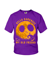 Load image into Gallery viewer, Darkness My Old Friend Halloween T-Shirt Youth Tee