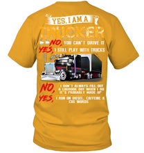 Load image into Gallery viewer, I Am A Trucker Guys Tee