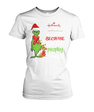 Load image into Gallery viewer, Hallmark Is My Christmas Movie Grinch T-Shirt Christmas Gift For Family Ladies Tee