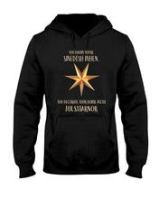 Load image into Gallery viewer, Christmas Star Swedish Julstarnor Black T-Shirt Hoodie