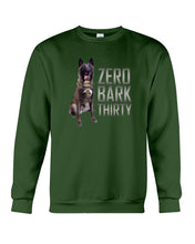 Load image into Gallery viewer, K9 Dog Hero Zero Bark Thirty Sweatshirt