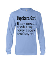 Load image into Gallery viewer, Zodiac- Capricorn Girl If My Month Doesn't Say Unisex Long Sleeve