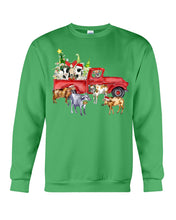 Load image into Gallery viewer, Merry Christmas In Town Cow Lovers Gift For Farmers Sweatshirt