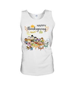 Snoopy Happy Thanksgiving T-Shirt Unisex Tank Top