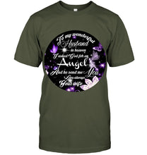 Load image into Gallery viewer, To My Husband In Heaven Gift For Widow Guys Tee